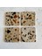Taş Bardak Altlığı Stone Coasters - 4 Lü Set Terrazzo 2