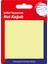 Hobi Market Art Şeffaf Post-It Yapışkanlı Not Kağıdı Sarı 76X76 Mm. 50 Yaprak 1