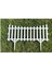 Yeni Tasarım Mini Bahçe Çiti Dekoratif Esnek Plastik Çit Peyzaj Koruma Panel Çit 58-36 cm 1 Adet 1