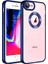 Apple iPhone 7 Kılıf Kamera Korumalı Logo Gösteren Şeffaf Kapak 1