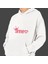 Anneler Günü "annem" Baskılı Cepli, Kapşonlu Beyaz Unisex Sweatshirt HK2625 1
