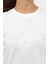 Wl 11LLW04-B Tsh 3fx Kırık Beyaz Kadın Kısa Kol T-Shirt 4