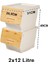 Motek Bambu Tekerlekli Organizer Çok Amaçlı Saklama Kutusu 2X12 Lt 3