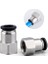 Pnömatik Dişi Düz Rekor 1/2''X10 mm 1