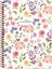 Keskin Color 16.5X22.5 Kareli Defter Çiçek 80 Yaprak 1