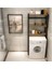 Çamaşır Makinesi Üstü Düzenleyici Raf 3 Raflı Banyo Düzenleyici 3