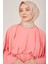 Belinden Dökümlü Şık Elbise 23Y9601 Şeker Pembe 3