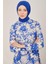 Desenli Belden Bağlamalı Tunik 23Y4461 Mavi 3