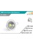 5W Downlight Armatür Krom Kasa Beyaz 6500K 1