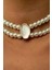 Çift Sıralı Cam İnci Choker 2