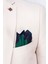 Erkek Slim Fit Mono Yaka Astarsız Bej Takım Elbise 5