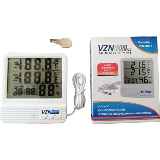 Vzn Dijital Termometre (Isı ve Nem Ölçer)
