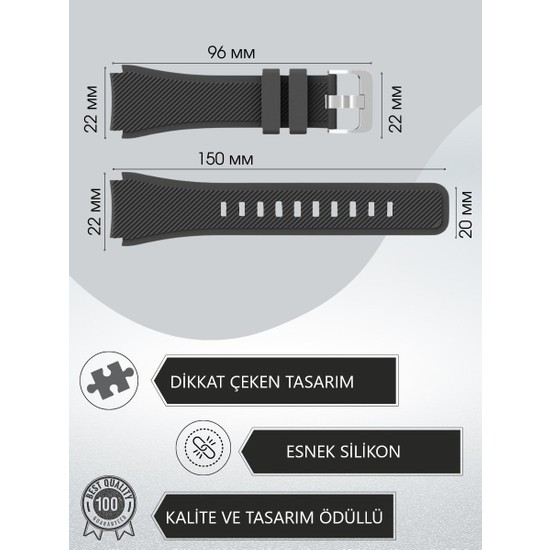 Furenfa Samsung Gear S3 FrontierClassic / Galaxy Watch 3 Fiyatı