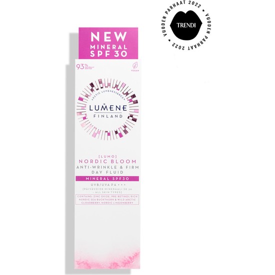 Lumene AntiWrinkle & Firm Day Fluid Mineral SPF30 Anti Fiyatı