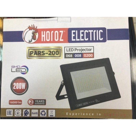 Adaled Horoz Elektrik LED Projektör Horoz 200 Watt Beyaz Fiyatı