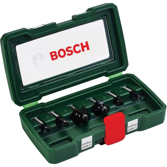 Bosch Dıy 6 Parça 8 mm Şaftlı Freze Seti - 2607019463