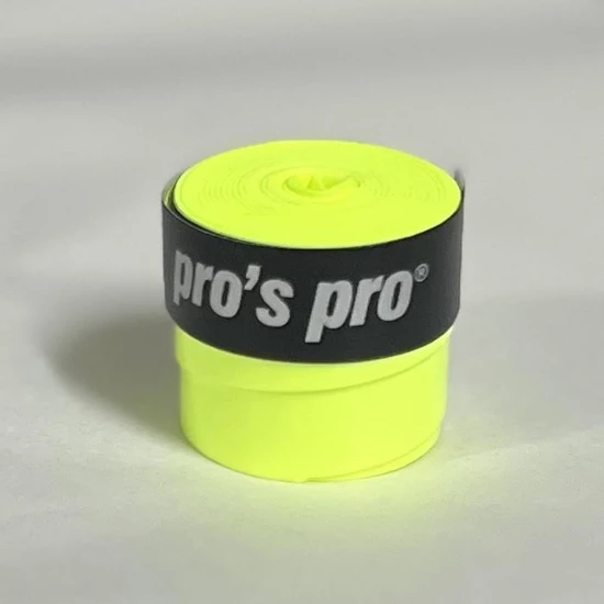 Pro's Pro Limon Sarı Tekli 0.5 mm Gtacky Overgrip Tenis Raketi