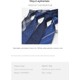 Oloey Dut Ipek High-End Iş El Yapımı Erkek Ipek Kravat Mavi Lacivert Resmi Kıyafet 8 cm (Yurt Dışından)