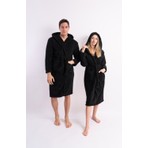 Sweet's Collection Uzun Kapüşonlu Unisex Welsoft Peluş Sabahlık