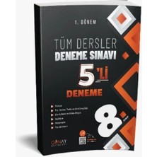Günay Yayınları Günay 8. Sınıf 1.dönem Tüm Dersler 5'li Deneme 2023 LGS