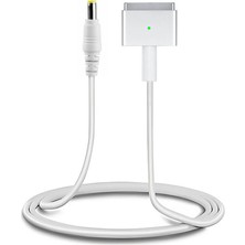 Wozlo Apple Magsafe 2 T-Tipi To 5.5*2.5mm MacBook Air Pro Adaptör Şarj Kablosu - 1.8m