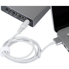 Wozlo Apple Magsafe 2 T-Tipi To 5.5*2.5mm MacBook Air Pro Adaptör Şarj Kablosu - 1.8m