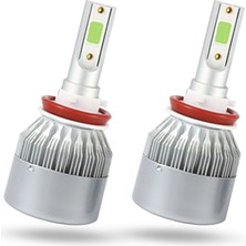 C9 Bosx Iceblue Buz Mavi LED Xenon Far Ampulü 4400LM 10000K 9005