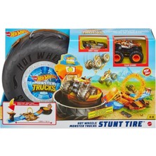 Hot Wheels GVK48 Monster Trucks Akrobasi Tekerleği Oyun Seti