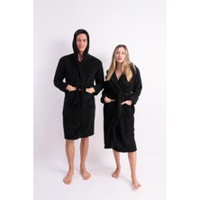 Sweet's Collection Uzun Kapüşonlu Unisex Welsoft Peluş Sabahlık