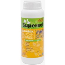 Supersol Wormbomb 1lt Organik Sıvı Solu-Can Gübresi