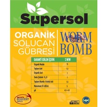 Supersol Wormbomb 1lt Organik Sıvı Solu-Can Gübresi