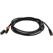 St Sports Rca - 2rca Subwoofer Kablosu Y Kulaklık Amplifikatörü Için 5m Için Adaptör Ayırıcı (Yurt Dışından)