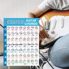 St Sports Gitaristler Için Gitar Poster Referans Kılavuzu Uygulama Etiketi L (Yurt Dışından)