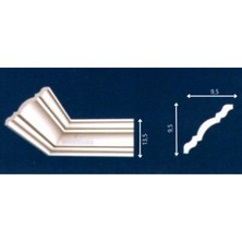 Güloğlu Storpiyer 13,5 cm Stropiyer-Kartonpiyer 5 Adet-10 Metre