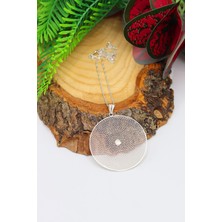 Midyat Nurtaş Gümüş Halka Model Telkari 925 Ayar Gümüş Kolye 201022141