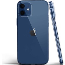 Apple Iphone Kamera Korumalı Şeffaf Silikon Kılıf
