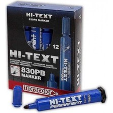 Noki Hi-Text Hı-Text Yuvarlak Uç Mavi Koli Kalemi 830 Pb Hı-Text Yuvarlak Uç 12 Li Paket