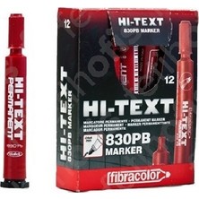 Fibracolor Hı-Text Koli Kalemi 12Lİ