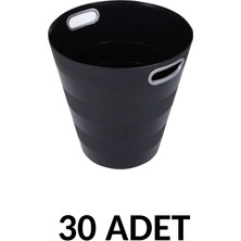 Arkitölye 30 Adet Ark Basket Çöp Kovası 12 Litre 1051 Siyah
