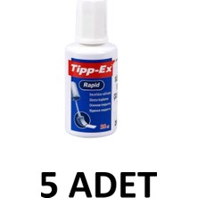 Tipp-Ex 5 Adet Sıvı Silici Daksil 20ML  Sünger Uç