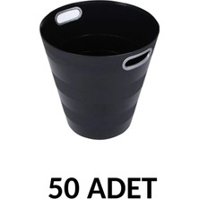 Arkitölye 50 Adet Ark Basket Çöp Kovası 12 Litre 1051 Siyah