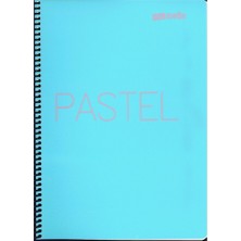 Umur Mynote Flex Pastel Mavi  80 Yaprak Kareli Spiralli Pp Kapak Defter