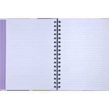 Keskin Color Victoria's Journals 16,5X22,5 cm Gizli Spiralli Çizgili Defter Tarihsiz Not Defteri - Candy Polka