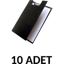 Kraf 10 Adet A4 Kapaklı Sekreterlik Dosyası Siyah