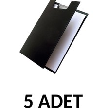 Kraf 5 Adet A4 Kapaklı Sekreterlik Siyah