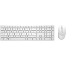 Dell Pro Kablosuz Klavye Mouse Set KM5221W Turkish Qwerty White