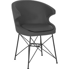 White Furniture Roma Poliüretan Sandalye