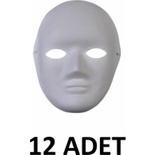 Südor 12 Adet Karton Maske Küçük Yüz