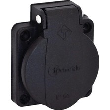 Tp 1 x 16A - Pano Prizi 16 Ah Siyah