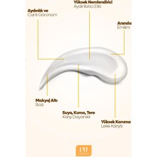 RU Cosmetic 50SPF Leke Karşıtı Nemlendiricili Yüksek Korumalı Nıacınamıde Tüm Ciltler İçin Güneş Kremi 100 ml RU8946